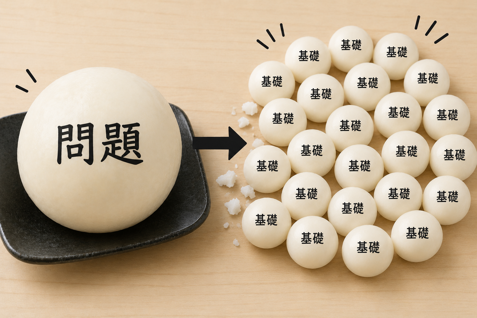 【応用問題とやら】しらたまで可視化した