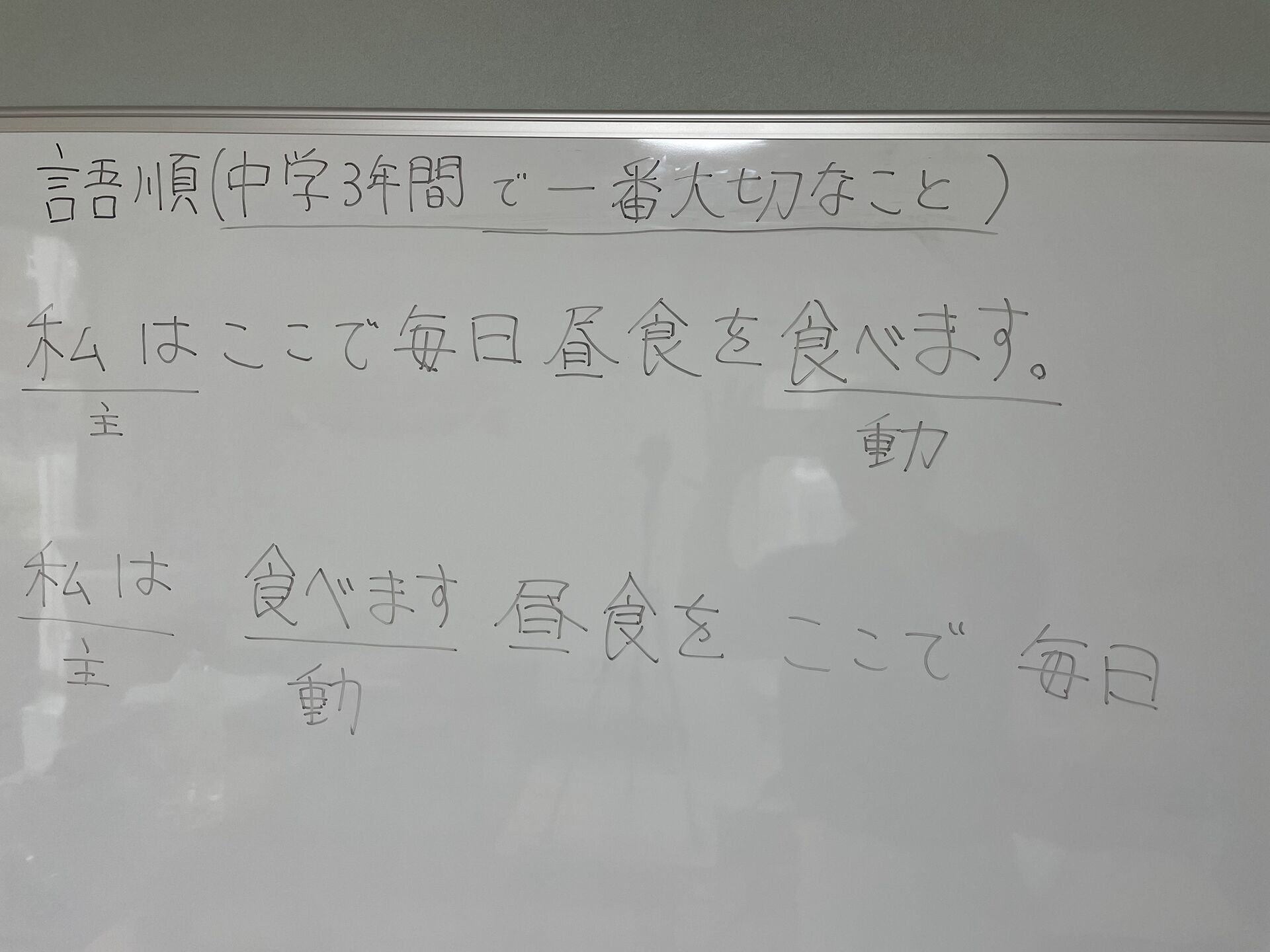 【語順】英語と日本語でなんでこんなに違うんだろうね・・・