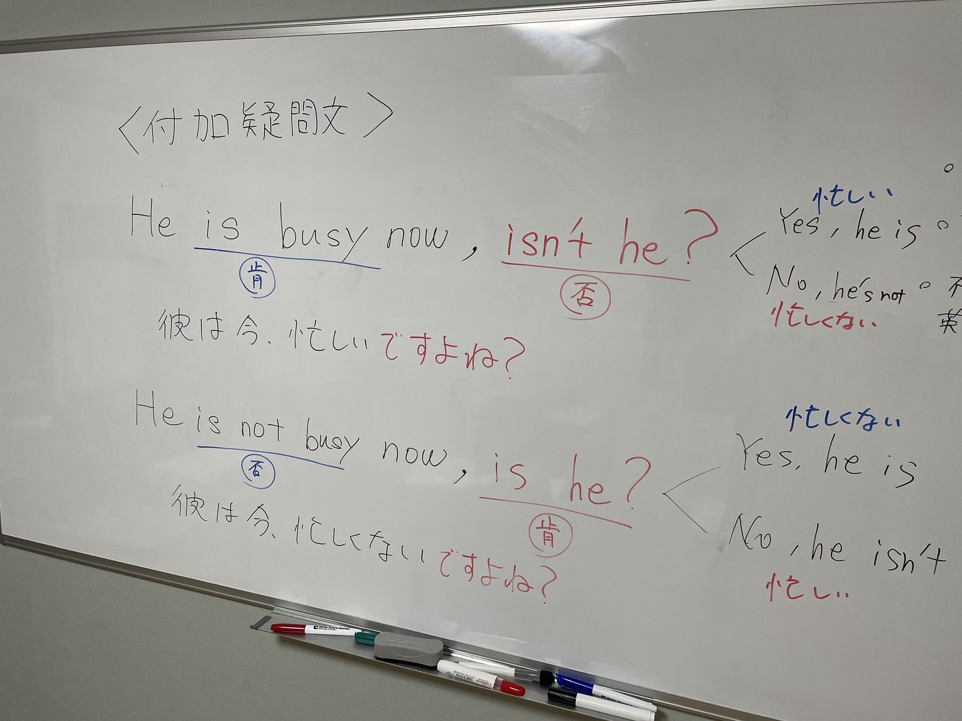 激ムズの「付加疑問文」を難なく攻略する中２